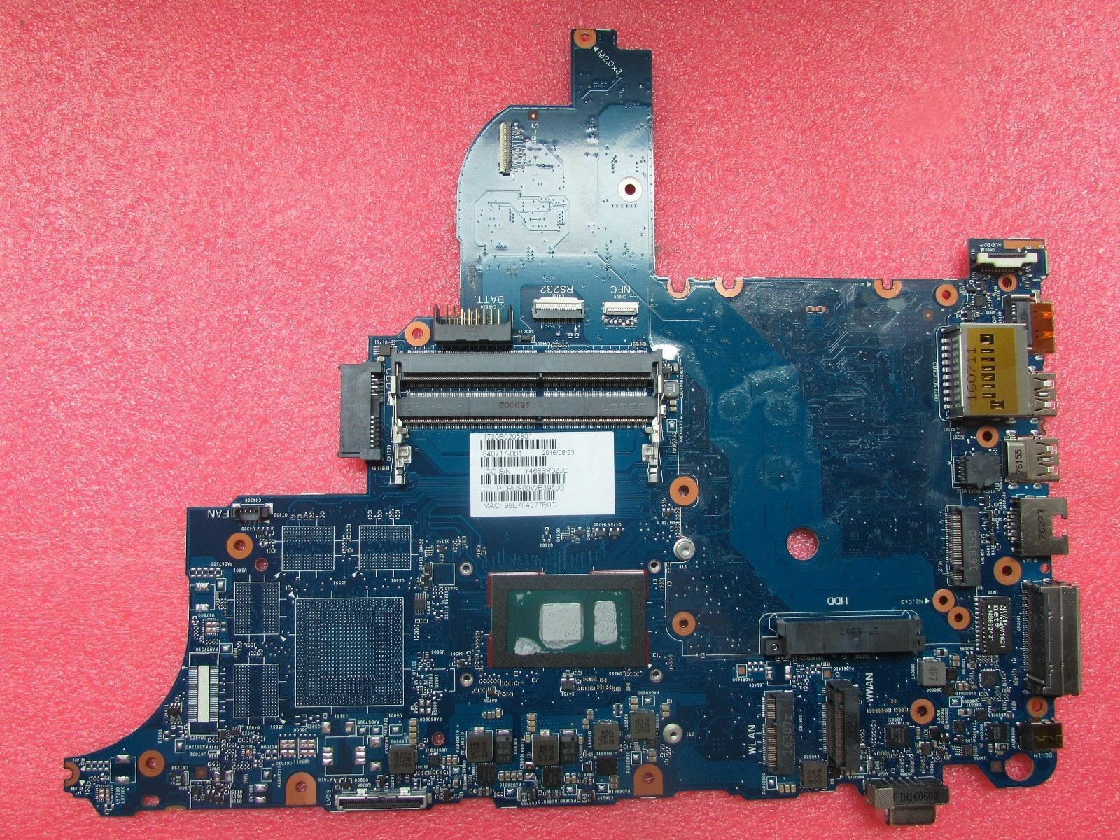 Original HP 840717-601 MOTHERBOARD FOR HP Probook 650 G2 Laptop Motherboard I5-6300U@2.40ghz